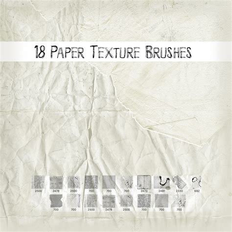 Paper Texture Brushes - Photoshop brushes