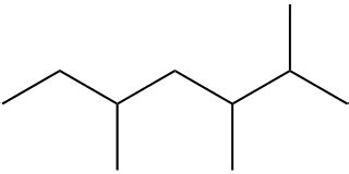 Kerosene is used as an aircraft fuel. Q is one of the molecules in kerosene and has the skeletal ...