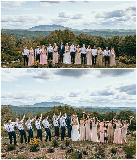 Romantic New Hampshire Mountain Wedding | Derek Halkett Photography | Mountain wedding, New ...