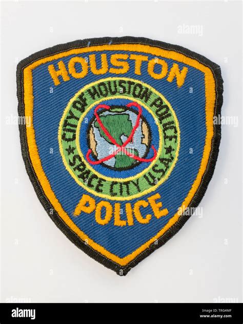 Houston Texas Police Badge Patch Stock Photo - Alamy