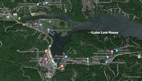 Lake Lure North Carolina Lakefront Vacation Rental House