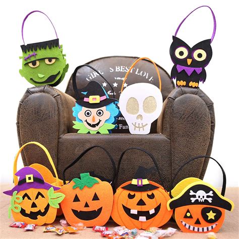 Aliexpress.com : Buy Colorful Halloween Candy Bag Gift Bags Pumpkin ...