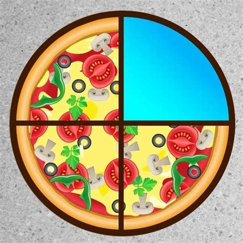 Pizza Fraction Floor Graphics | Jump2Math Sensory Paths & Physical Math