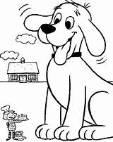 Clifford The Big Red Dog Coloring Pages At GetColoringscom  Free sketch template