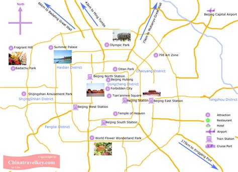 Beijing Tourism Map