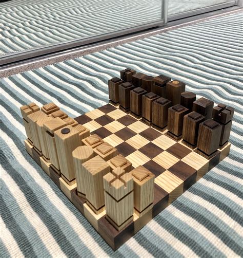 Walnut and ash chessboard | Chess board, Diy chess set, Woodworking