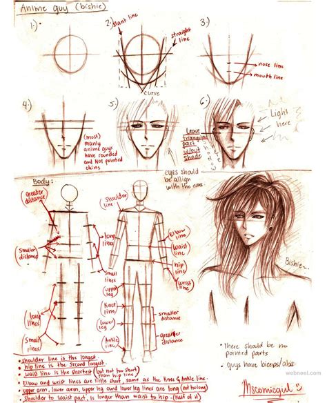 How to Draw Anime Tutorial with Beautiful Anime Character Drawings