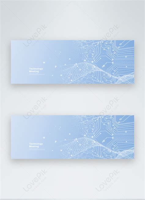 Blue business gradient technology activity pop-up window template image ...