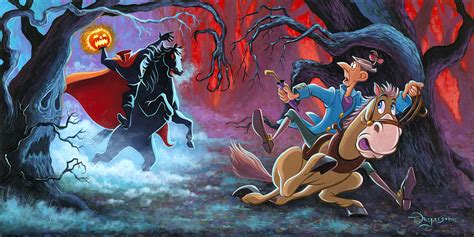 The Witching Hour Ichabod Crane Headless Horseman Rogerson giclee