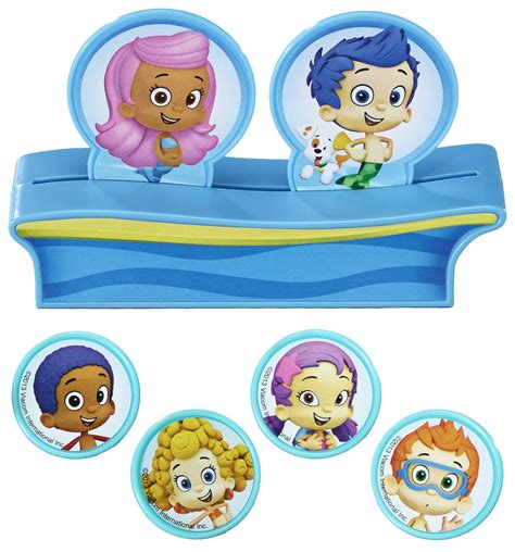 Buy DecoSet® Bubble Guppies Cake Topper, 7-Piece Set Includes 4 Rings ...