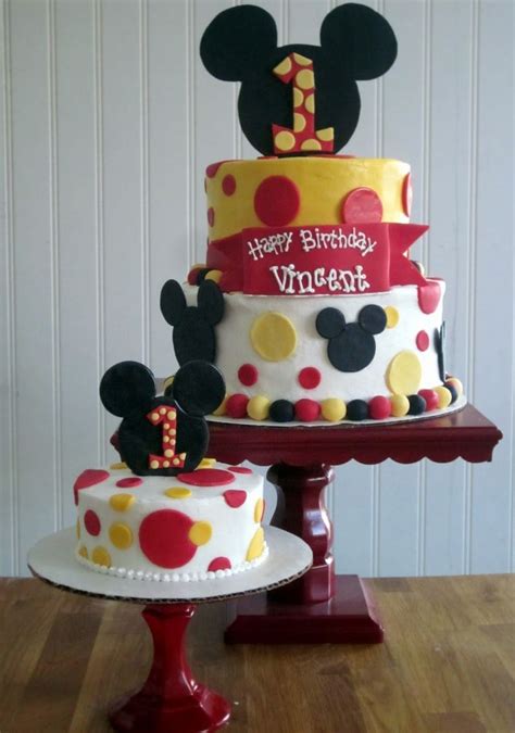 Mickey Mouse 1St Birthday Cake Darlin Designs Mickey Mouse First ...