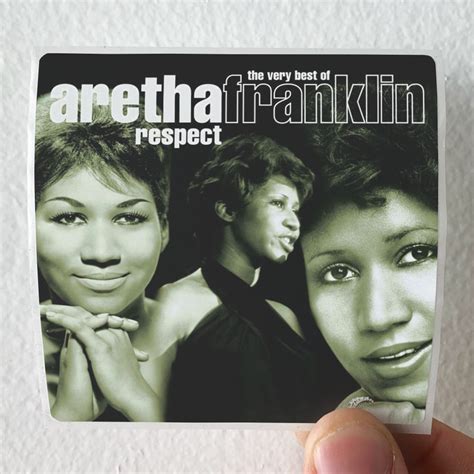 Aretha Franklin Respect Album Cover Sticker