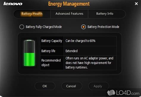 How can I command my Lenovo laptop to stop charging the battery at a maximum cap of my choice ...