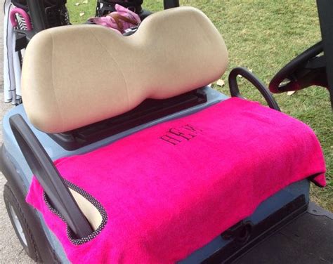 2 Sided Monogrammed Golf Cart Seat Cover | Golf cart seat covers, Golf ...