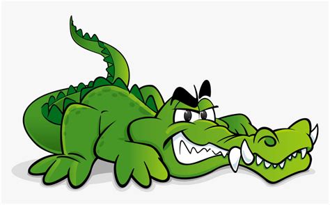 Transparent Crocodile Clipart - Cartoon Alligator, HD Png Download is free transparent png image ...