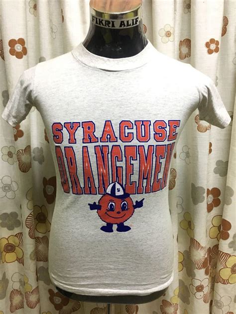 Vintage syracuse orangemen mascot, Men's Fashion, Tops & Sets, Tshirts ...