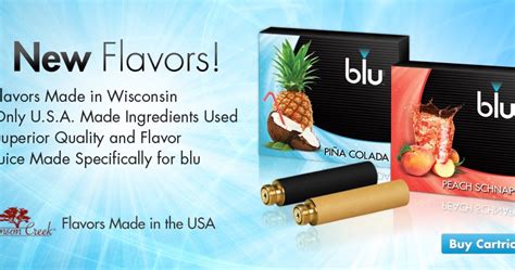 Blu Cigs Coupon Codes: E-Cig Cartridge Flavors