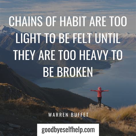 45 Surprising Quotes about Habits to Inspire You - Goodbye Self Help