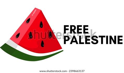 Free Palestine Palestine Flag Design Watermelon Stock Illustration 2398663137 | Shutterstock