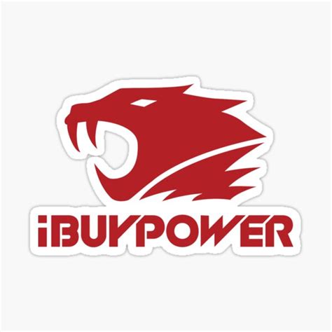 "iBuyPower Logo Vector" Sticker by Nvaa | Redbubble