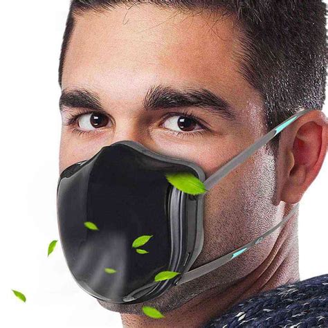 Reusable Smart Electric N95 Face Mask Q5 Pro With Activated carbon filter, Automatic Air ...