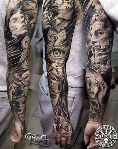 36 Perfect Sleeve Tattoos for Guys With Style - TattooBlend