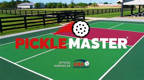 How To Paint A Pickleball Court | PickleMaster Surfacing System - YouTube