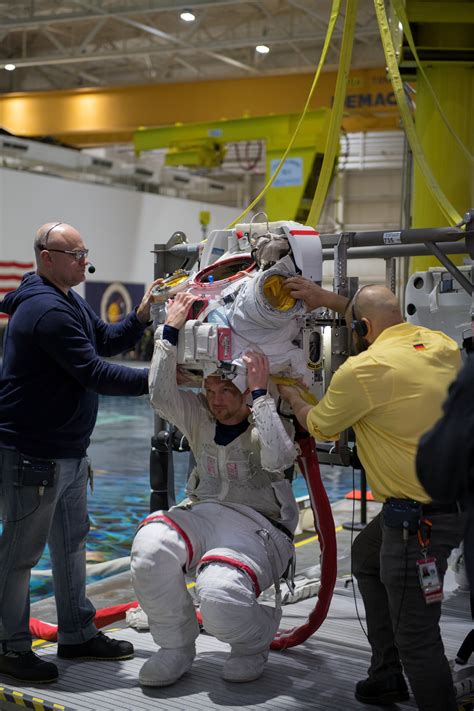 ESA - ESA astronaut Alexander Gerst training for spacewalks