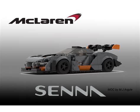 LEGO MOC Mclaren Senna by M.J.Argyle | Rebrickable - Build with LEGO