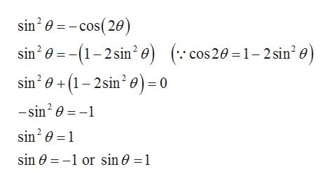 Answered: solve equation sin2theta = -cos2theta | bartleby