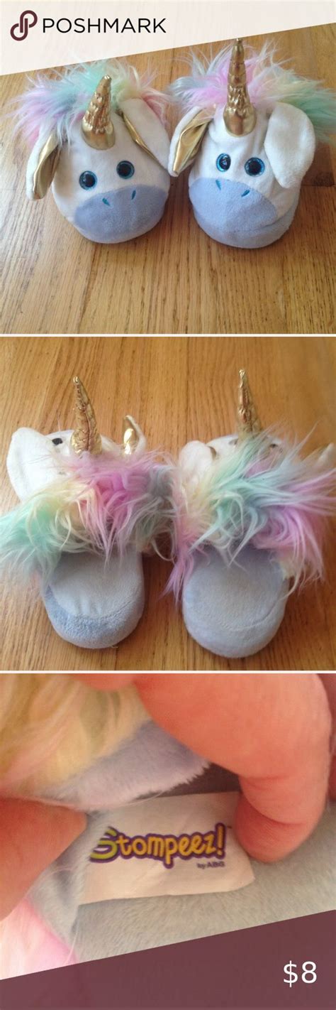 🌿 Stompeez Unicorn Slippers in 2020 | Unicorn slippers, Slippers, Clothes design