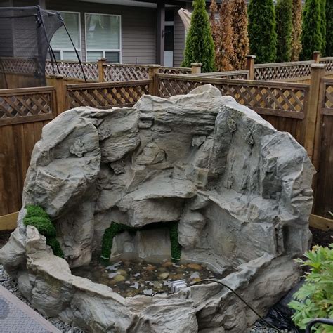 ROCKY WATERFALL | Custom Artificial Rock Waterfalls Vancouver BC Canada ...