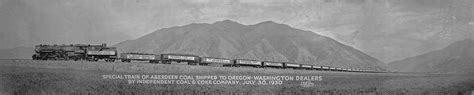 Special train of Aberdeen coal, Tekoa, Washington, 1930 - DPLA ...