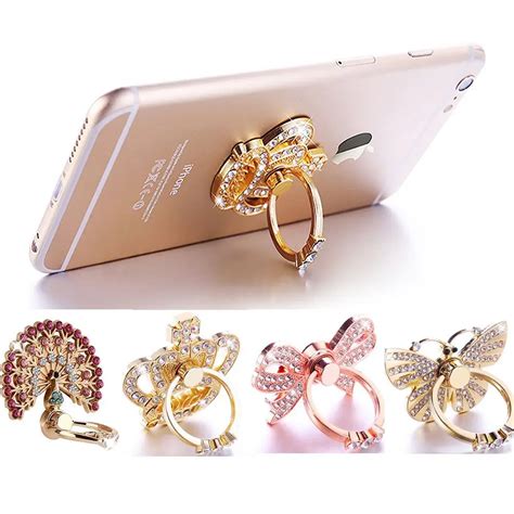 Mobile Phone Finger Ring Holder Cell Phone Stand Tablet Universal ...