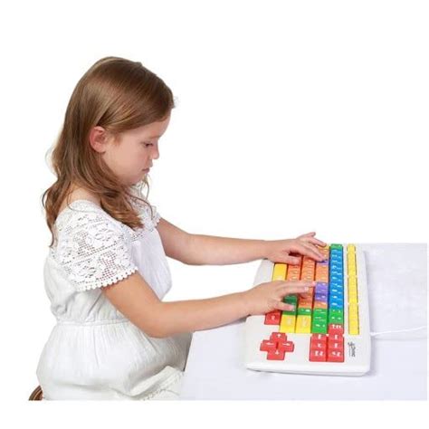 Buy Playlearn Children's Computer USB Keyboard - Upper Case & Lower Case - Color Coded SEN ...