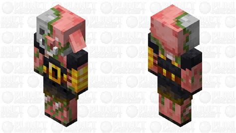 Zombified Piglin Brute Minecraft Mob Skin