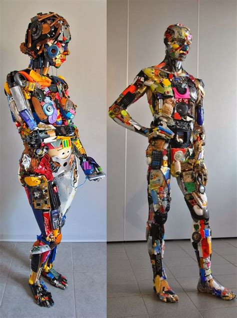 Simply Creative: Incredible Junk Sculptures | Mannequin art, Trash art, Junk art