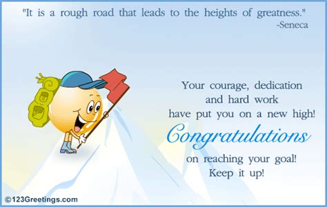 On Your Success! Free Congratulations eCards, Greeting Cards | 123 Greetings