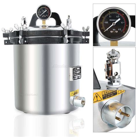 Buy Cheap 18L High Pressure Steam Sterilizer Medical Dental Tattoo Autoclave Sterilization ...