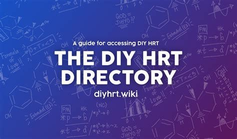 DIY HRT Directory