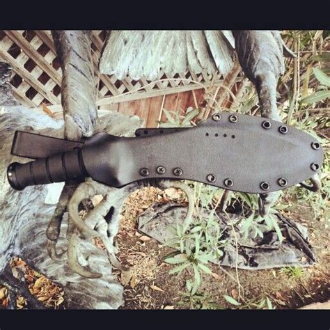 KA-BAR Combat Kukri w/ kydex sheath by J&G Designs. Jgsheaths.blogspot.com | Kydex sheath ...