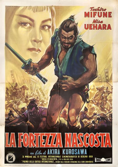 The Hidden Fortress Original 1959 Italian Quattro Fogli Movie Poster ...