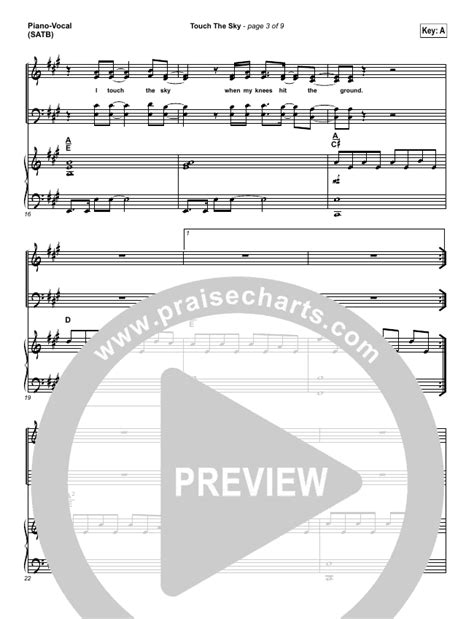 Touch The Sky Sheet Music PDF (Hillsong UNITED) - PraiseCharts