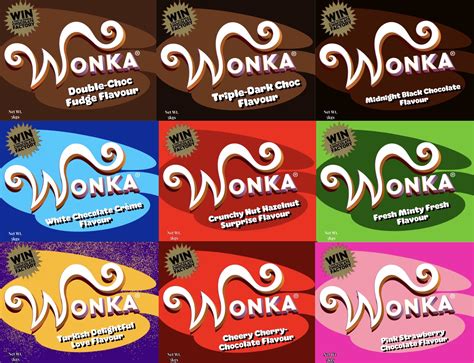 Wall of Wonka Bar Wrappers (Custom) by BraedimusSupreme95 on DeviantArt