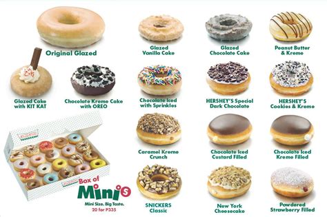 krispy kreme list of doughnuts - Stop! Look! and Capture!