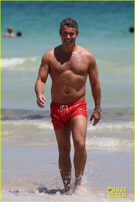 Shirtless Andy Cohen Takes a Splash in Miami Beach: Photo 3351923 | Anderson Cooper, Andy Cohen ...