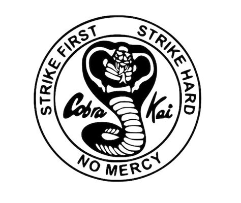 Cobra Kai Karate Kid SVG for Craft Machines Cricut Cameo - Etsy