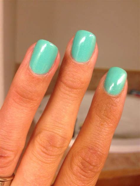 Mint green Mint Green Nails, Gel Manicure, Hair And Nails, Nail Polish, Girly, Nail Art, Nail ...