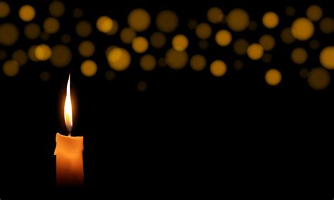 Candles light on bokeh dark background vector illustration for poster, wallpaper 5950947 Vector ...