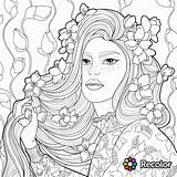 Beautiful Woman Coloring Pages At GetDrawings  Free Download sketch template